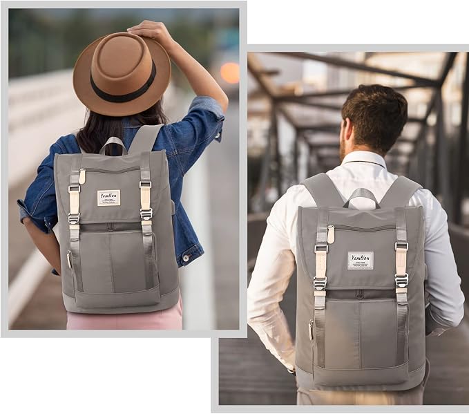 17" Laptop Backpack for Women & Men, Bookbag for Teen Girls & Boys Teenagers - Image 7