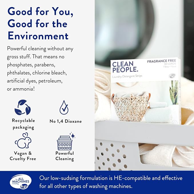 The Clean People Lavender Laundry Detergent Sheets - Image 2