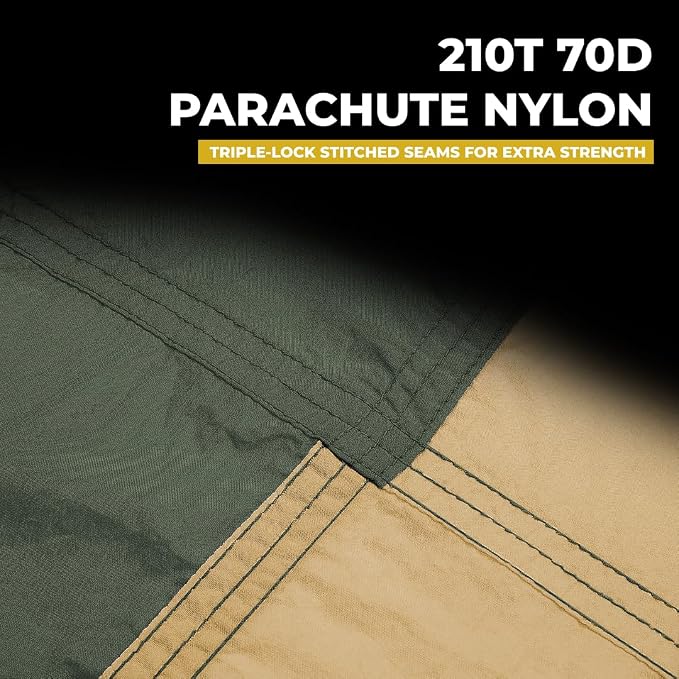 Grand Trunk Double Deluxe Parachute Nylon Hammock - 500lb Capacity Camping - Image 5