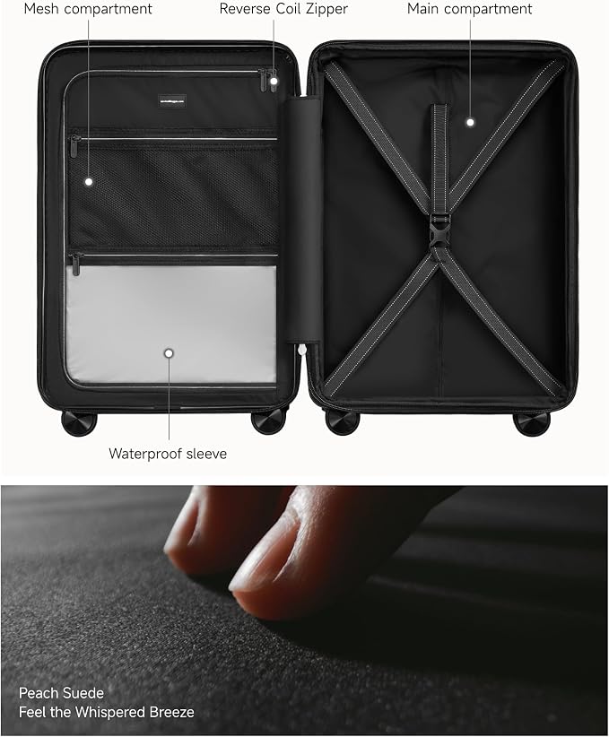 LUGGEX Carry On Luggage HUP3, Accelerate Access - Image 7