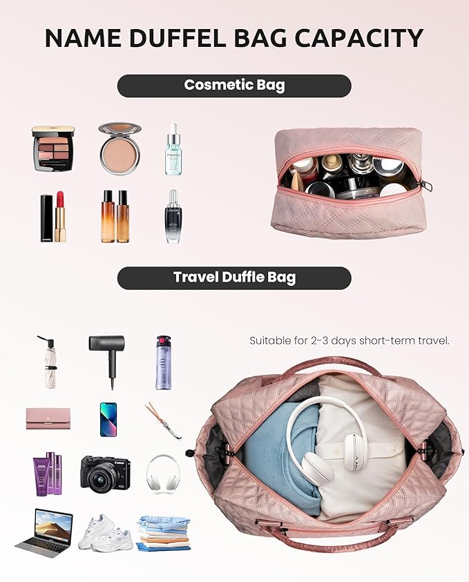 Preppy Stuff for Teenage Girl Gifts-Initial Duffle Bag - Image 3