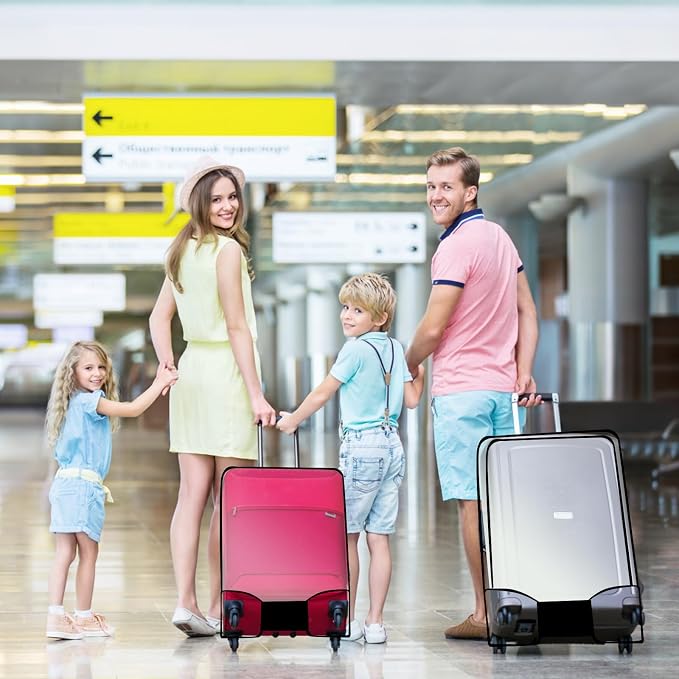 3 Pieces Thicken Clear Luggage Cover Protector - Image 8