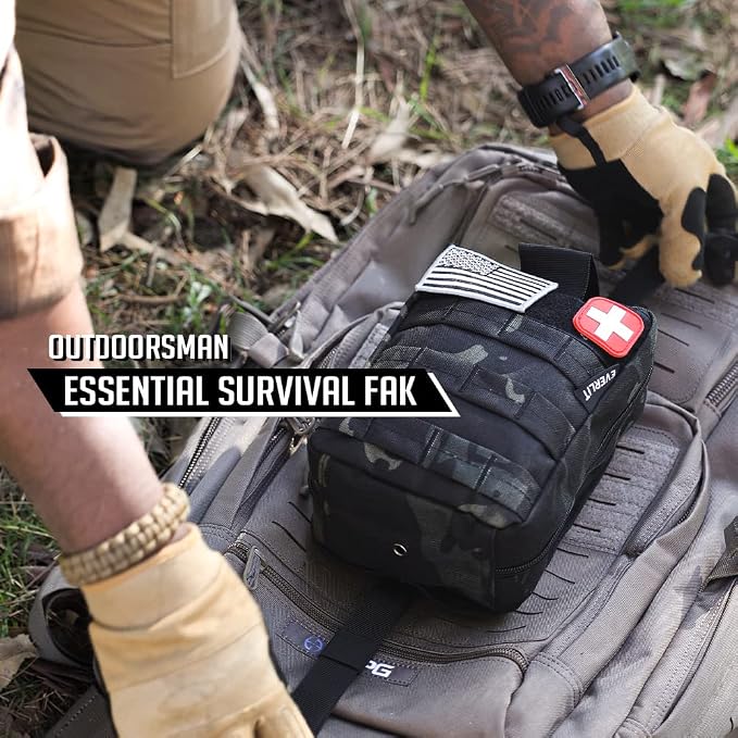 EVERLIT 250 Pieces Survival First Aid Kit IFAK EMT Molle Pouch Survival Kit - Image 6