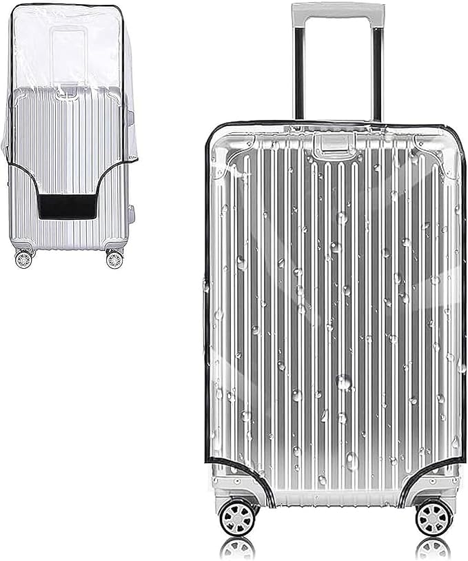 Yotako Clear PVC Suitcase Cover Protectors 28 Inch Luggage Cover by YOTAKO