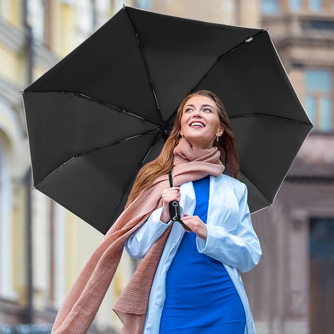 G4Free UPF 50+ UV Protection Large Travel Umbrella 42/46 Inch Auto Open Close - Image 7
