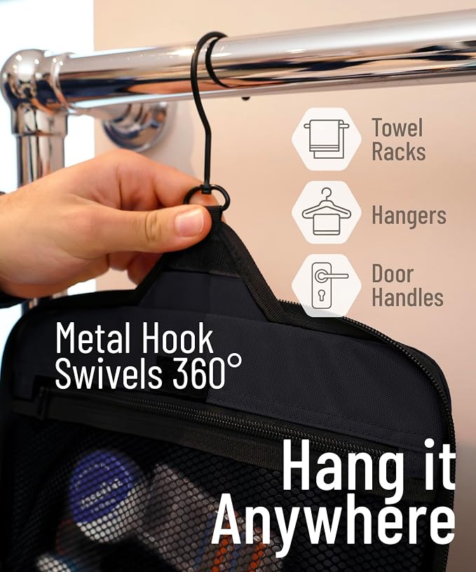 DD D&D Wanderlust D&D Hanging Travel Toiletry Bag - Image 4