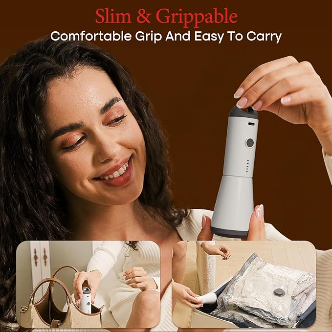 Vacuum Bags for Travel with Rechargeable air Pump, 15 Pack Carry-on Size - Image 6