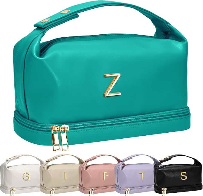 College Women Gift Ideas, Personalized Makeup Bag by Vogewood