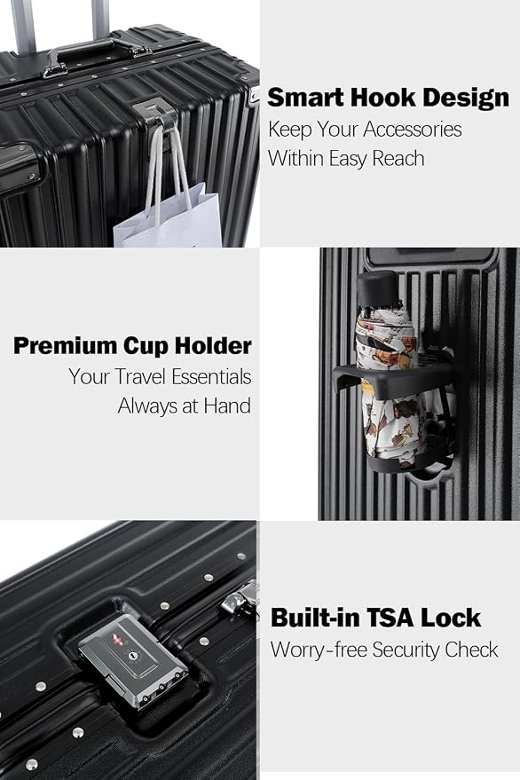 HotWay 26 Inch Aluminum Frame Luggage - Image 4