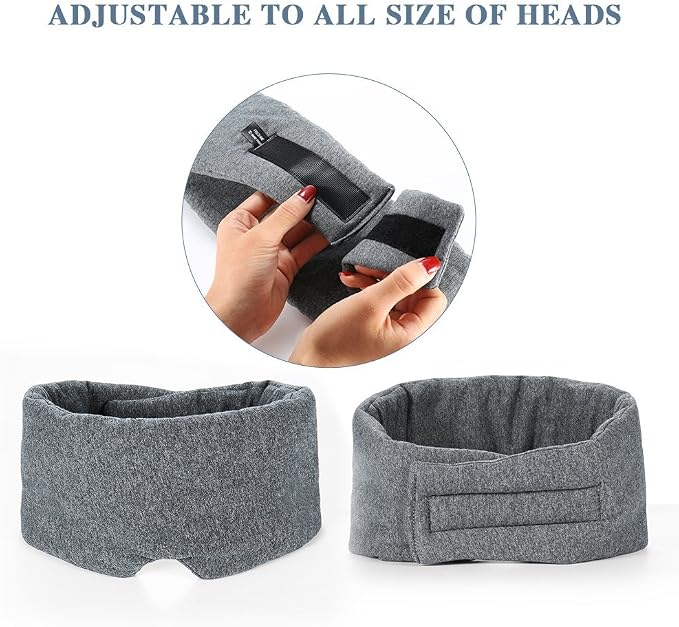 FRESHME Cotton Sleep Eye Mask for Women Men - Image 6