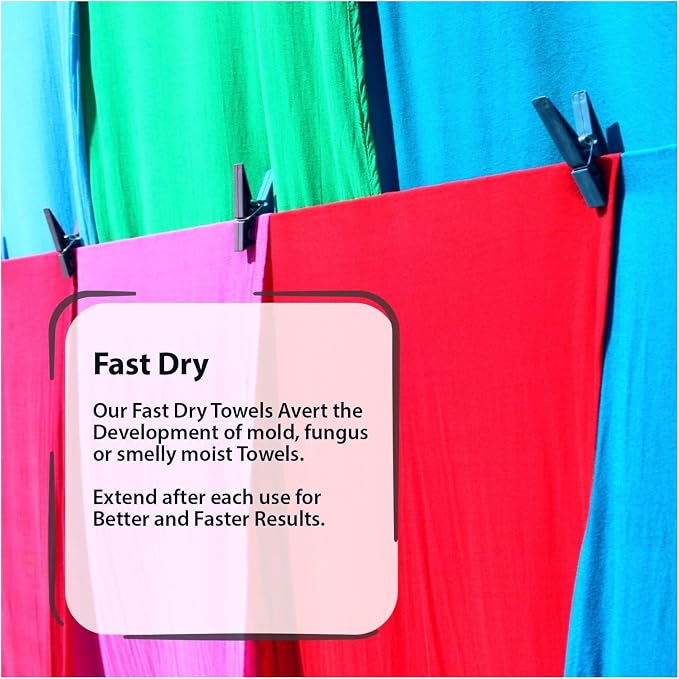 Outdoors Microfiber Towel Fast Drying Soft Feel Fast Action Drying - Image 3
