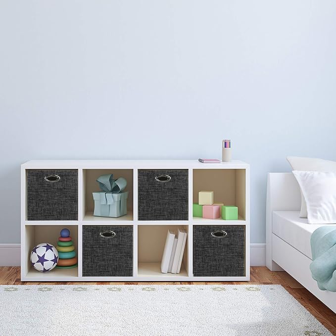 Posprica Storage Cubes, 12×12 Storage Bins, Foldable Storage Baskets Fabric - Image 6