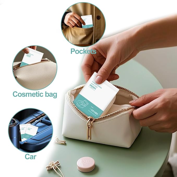 50 Pack Toilet Seat Covers Disposable, Portable Toilet Seat Cover - Image 5