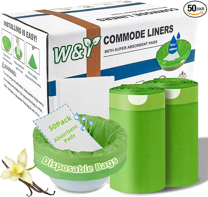 W&Y 50 Pack Commode Liners by Unknown