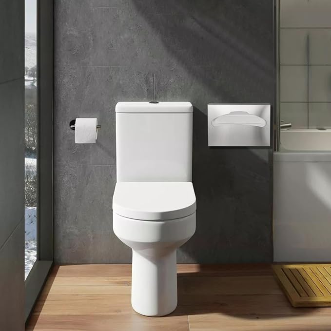 Toilet Seat Cover Dispenser, Commercial Stainless Steel Brushed Toilet Seat - Image 7