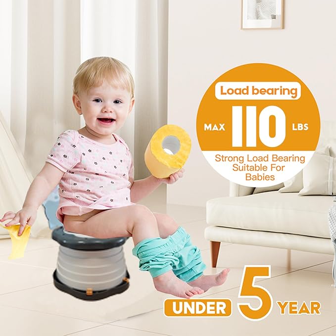 SunnySmile Toddler Travel Potty, Kids Portable Potty, Applicable to Travel - Image 6