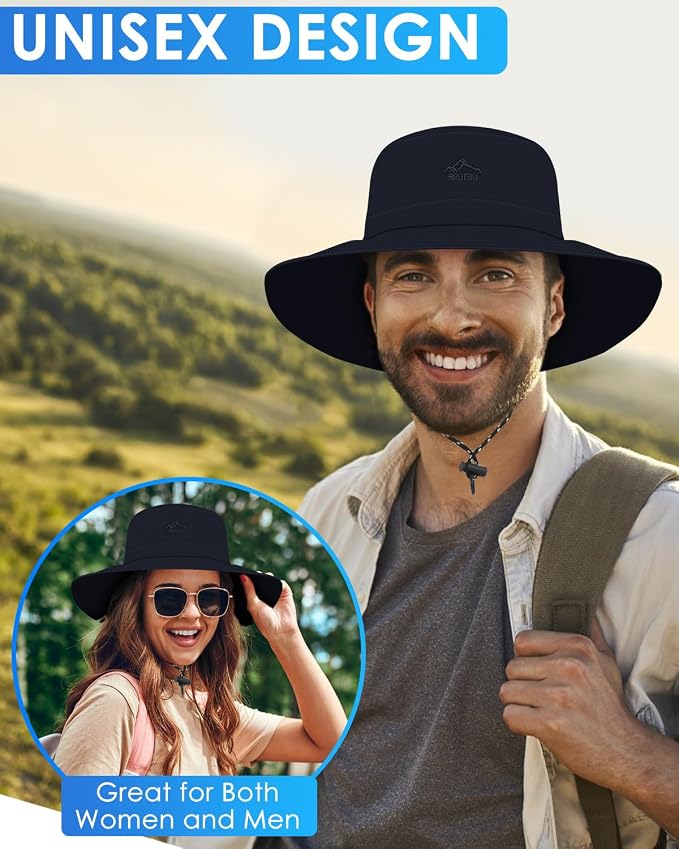 BROTOU Foldable Bucket Hats for Women/Men, UPF 50+ Wide Brim Sun Hat, - Image 3