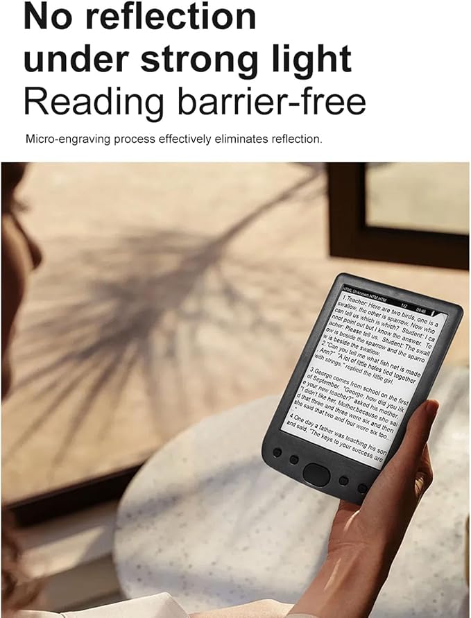 Yoidesu 6 Inch E Reader Digital Reader Electronic Book Reader - Image 6