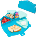 On-The-Go Snack Mat – Baby Silicone Travel Dining Placemat – Portable Silicone by 321Grow
