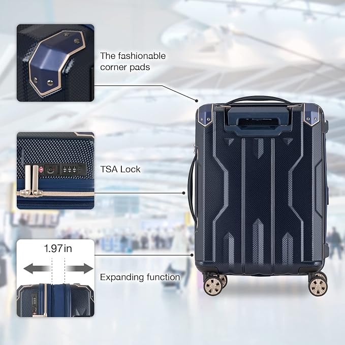 LEGEND WALKER SPATHA Hardside Expandable Luggage, 5109-60-YE - Image 4
