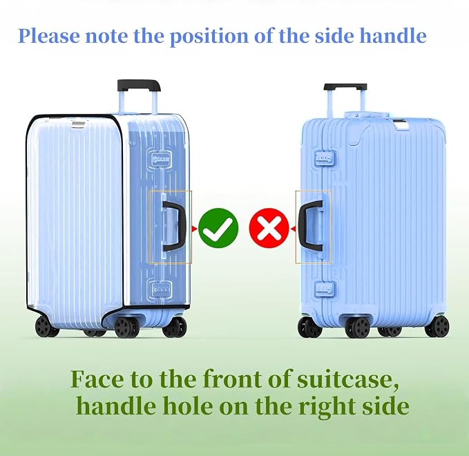 Luggage Cover Clear PVC Suitcase Covers - Image 6