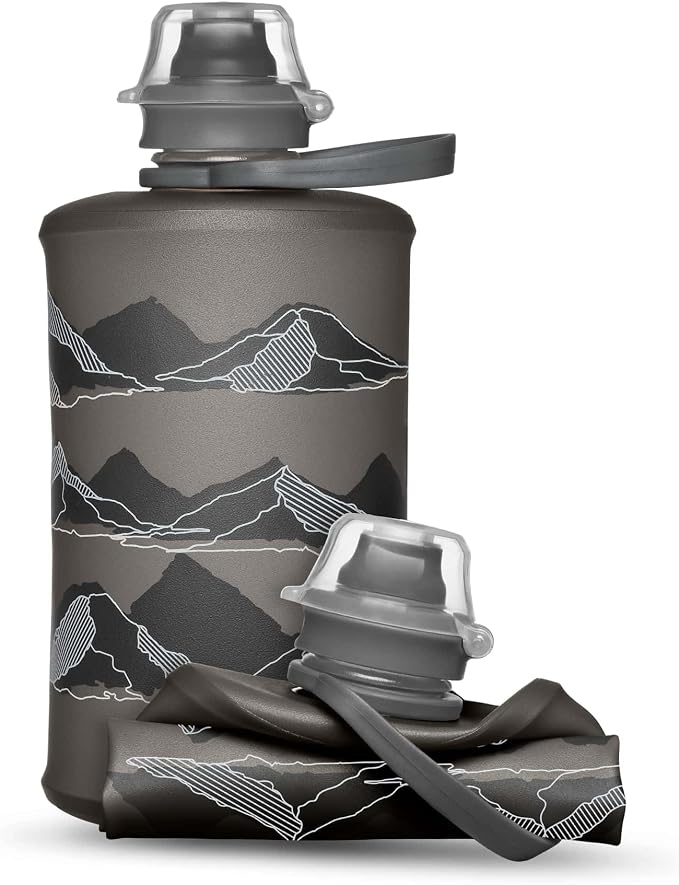 HydraPak Stow - Collapsible Backpacking Water Bottle - BPA Free, Ultra Light by Hydrapak