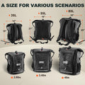 Waterproof Backpack Dry Bag 35L/55L/85L – Heavy Duty Roll-Top Hiking Backpack - Image 2