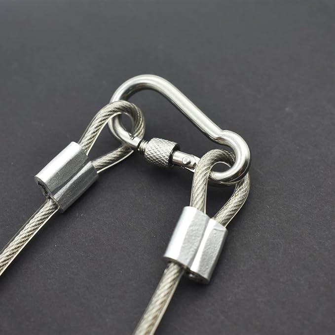 10 Pcs 5mm Wire 12 inch Vinyl Coated Stainless Steel Cable - Image 7