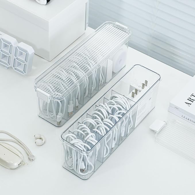 Yesesion 2 Pack Cord Organizer Box - Image 6