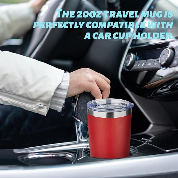 20oz Tumbler with Straw and Brush, Stainless Steel Vacuum Insulated tumbler - Image 5