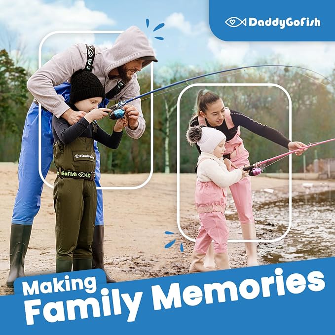 DaddyGoFish Kids Fishing Pole - Image 7