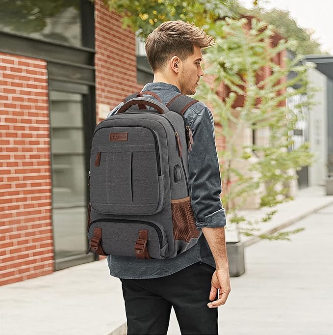 Tzowla Canvas Laptop Backpack, Bag - Image 2