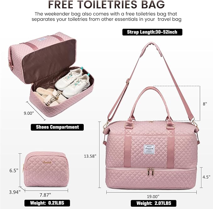LOVEVOOK Travel Duffle Bag, Weekender Bags - Image 4