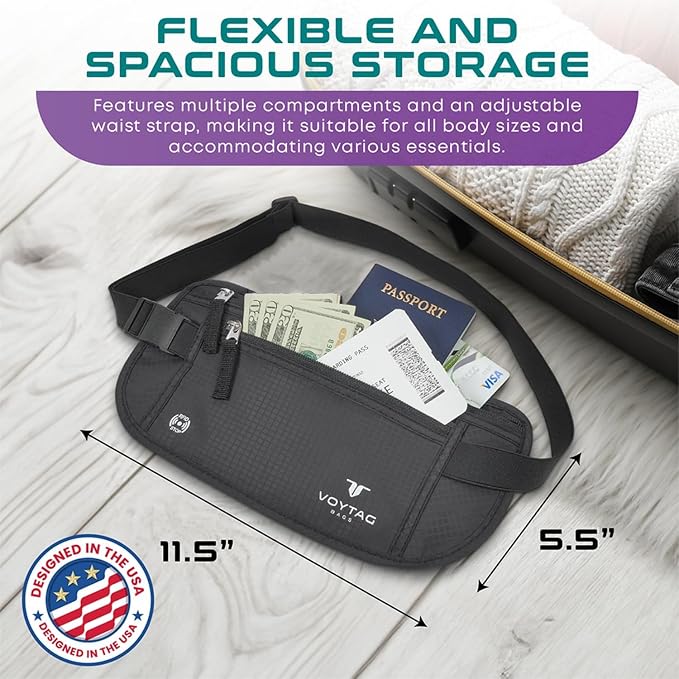 Travel Money Belt & Passport Holder - Image 4
