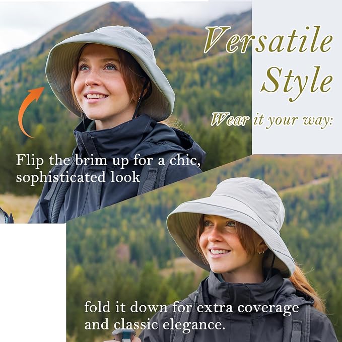 TOP-EX XL/XXL Women’s Wide Brim Bucket Sun Hat - Image 3