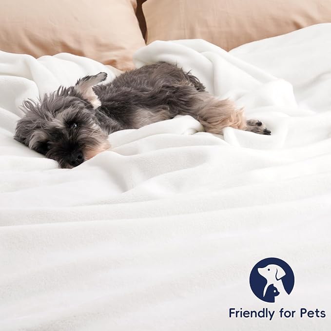 PHF Ultra Soft Fleece Blanket King Size, No Shed No Pilling Luxury Plush Cozy - Image 5