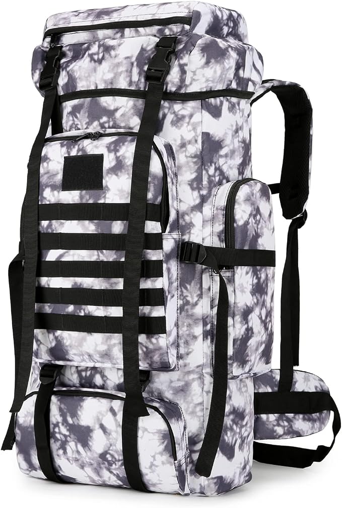 Hiking Backpack for Men 70L/100L Camping Backpack Military Rucksack Molle 3 by W+WINTMING
