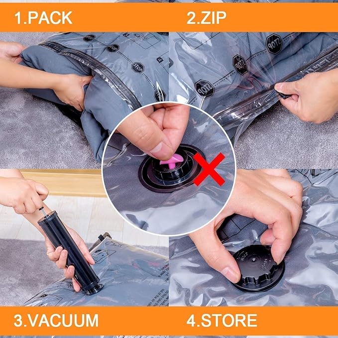 10 Jumbo Vacuum Storage Bags - Image 5