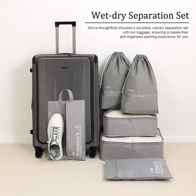 Premium Carry On Luggage, 29 Inch Top Opening Aluminum Frame Airline Approved - Image 2