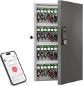 96 Key Lock Box Wall Mount, Smart Key Cabinet One Time Password/APP by DiDiHere