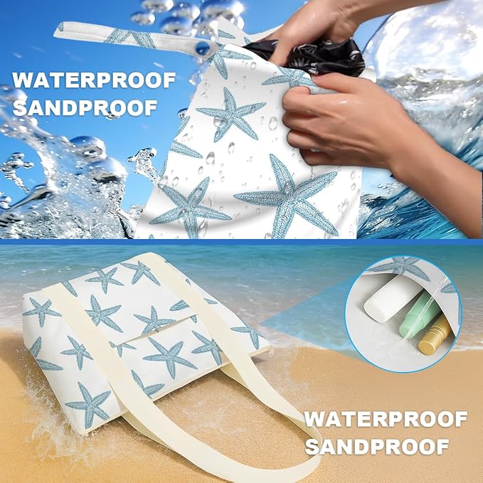 Beach Bags Wet Bag for Swimsuit Tote Bag for Friends Travel Gifts, Aloha Bags - Image 5