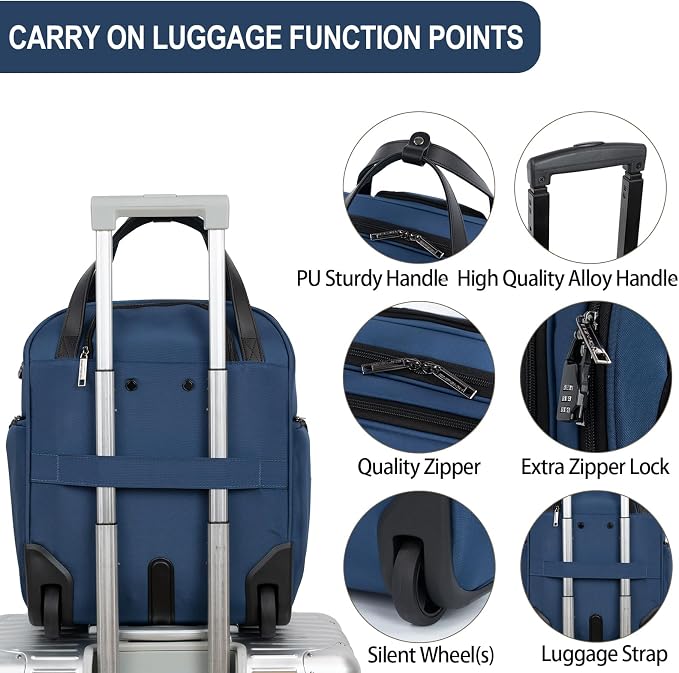 EMPSIGN Underseat Carry On Wheeled - Image 4