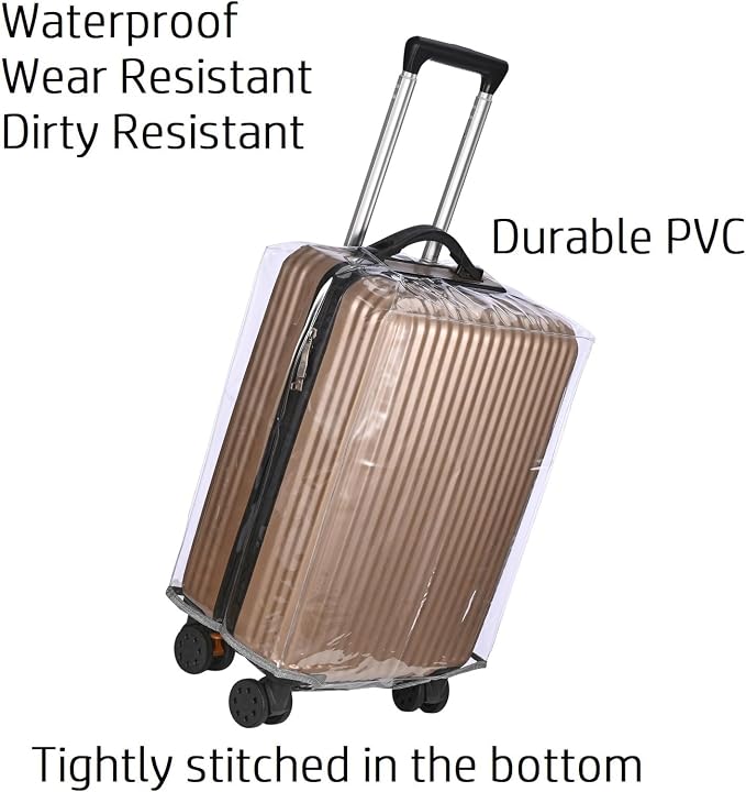Clear PVC Suitcase Cover - Image 5