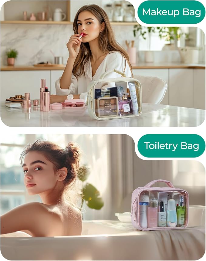 BAGSMART TSA-Approved Clear Toiletry Bag - Image 6