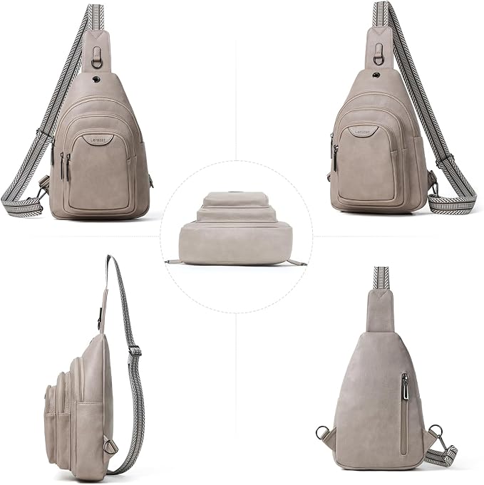 Crossbody Sling Bag for Women Men Anti Theft Cross Body Fanny Pack Belt Bag - Image 8