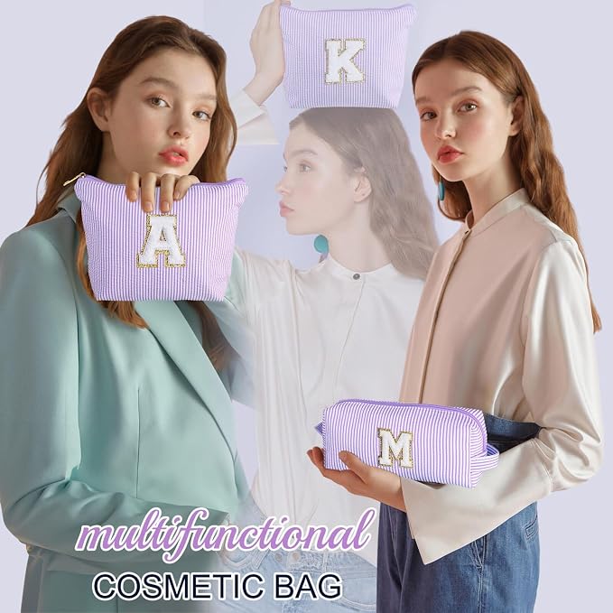 YOOLIFE Preppy Stuff Cute Cosmetic Bag Travel Bag - Image 2