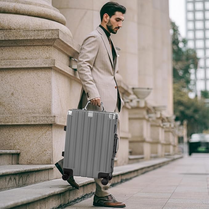 Krute Luggage Sets 2 Pieces 20 28 Inch Aluminum Frame Luggage - Image 9
