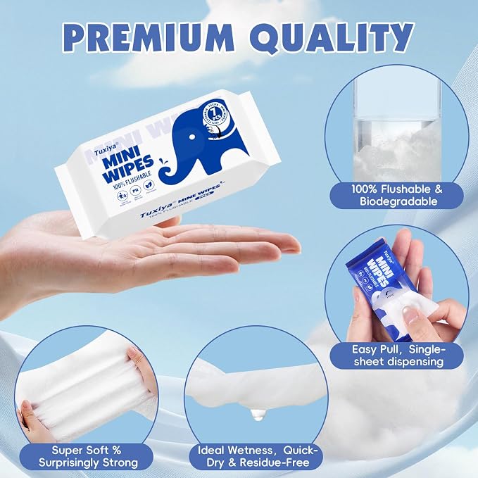 36 PackTravel Flushable Wipes - Image 4