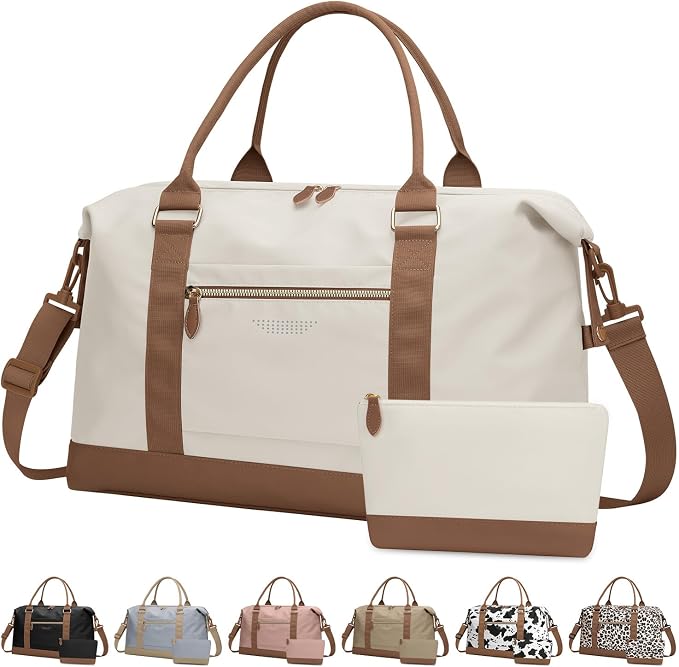 Travel Duffle Bag for Women, Weekender Bags, Hospital Bag for Labor Delivery by ELONGRIVER
