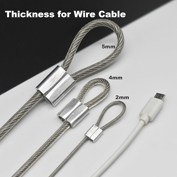 10 Pcs 2mm Wire 12 inch Vinyl Coated Stainless Steel Cable - Image 3
